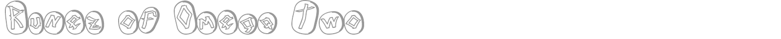 Runez Of Omega font preview